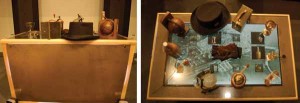 Figure 1: The Reading Glove, Tabletop, and Narrative Objects