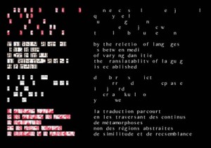 Figure 2: Translation By John Cayley, 2004