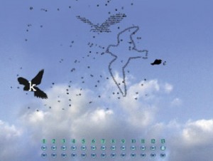 Figure 3 Birds Singing Other Birds’ Songs By Maria Mencia, 2001