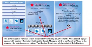 Figure 5 iPhone Interactive Advertising Feature