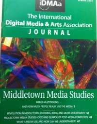 Vol 1 No 1 cover spring 2004