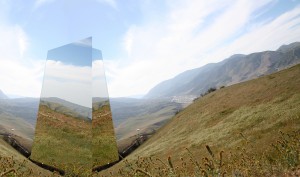 San Andreas’ Fault, digitally manipulated photograph, output as archival inkjet, limited edition). Available at matted dimensions of 15”H x 26”W, 2006 36